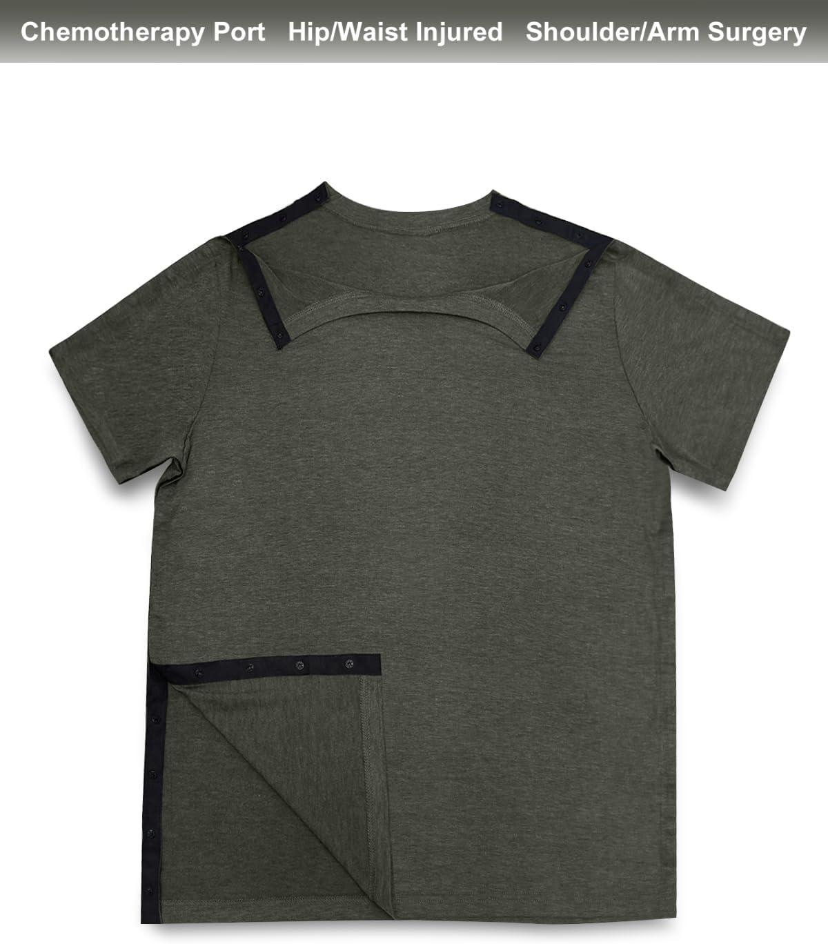 Detalle de Post-Surgery Shoulder Shirt, 67% Polyester