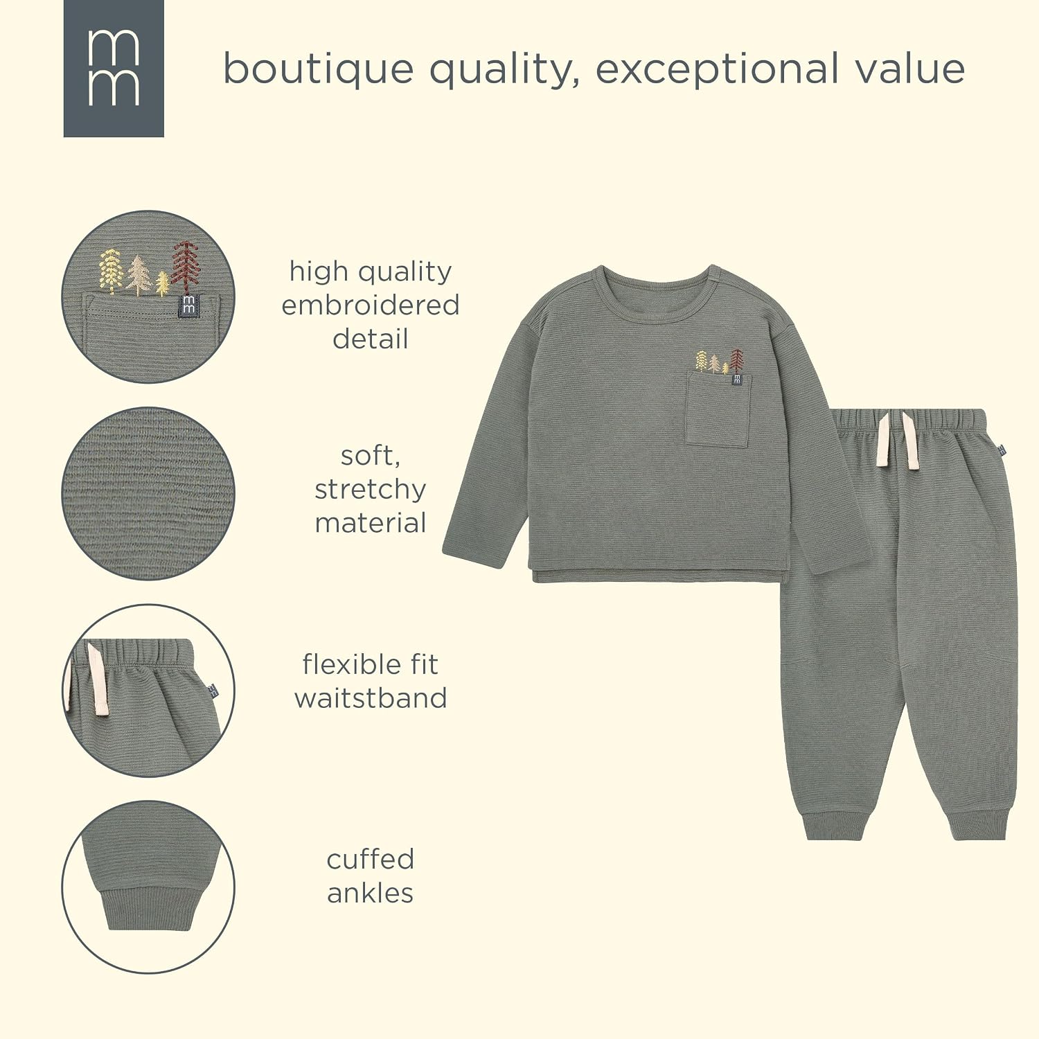 Detalle de Gerber Toddler Boys' T-Shirt and Jogger Set, 4T