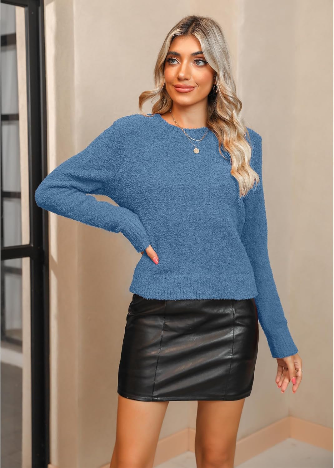 Thumbnail 5 de luvamia Women's Casual Pajama Set Fuzzy Fleece Loungewear 🛋