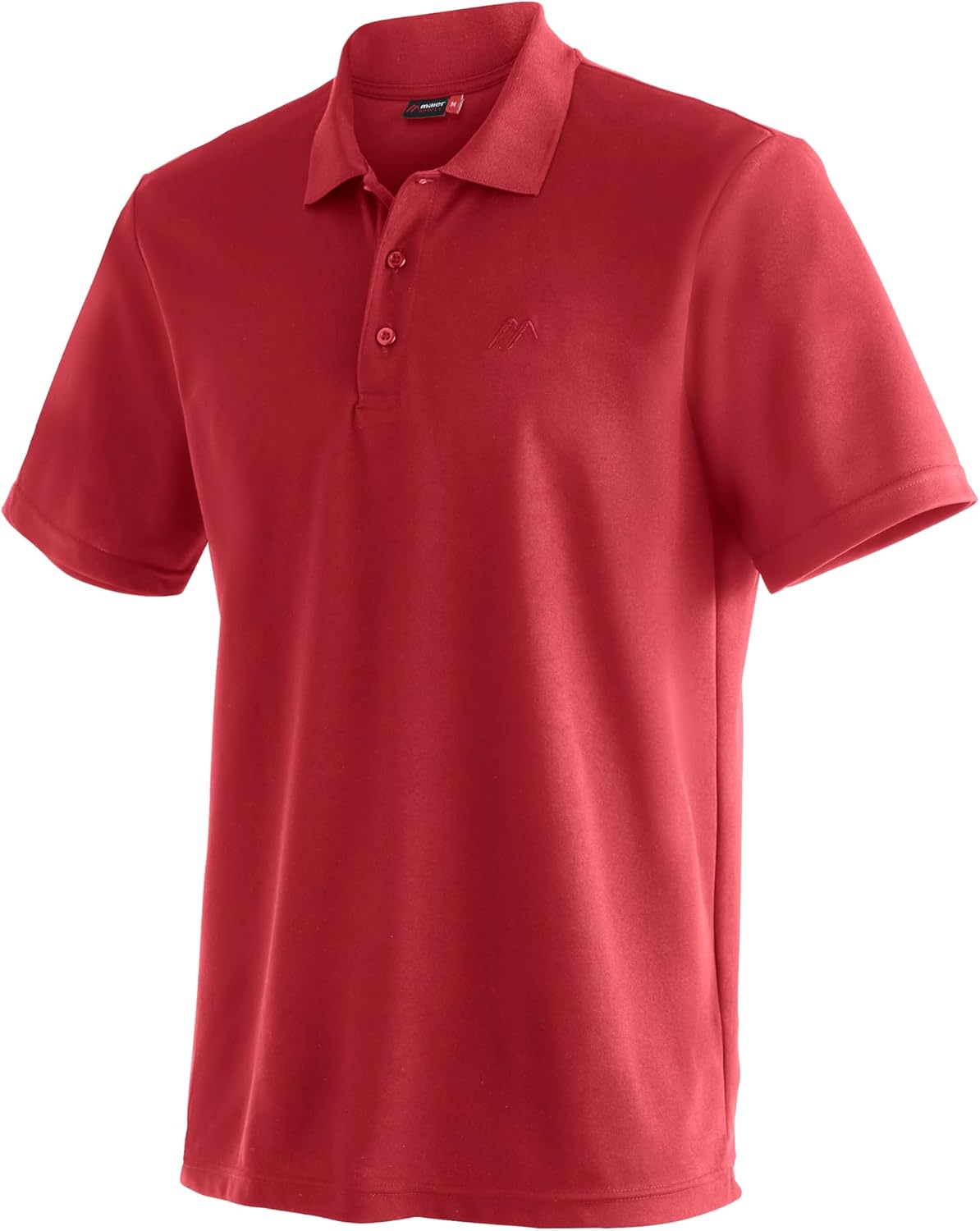 Detalle de Maier Sports Ulrich Herren Poloshirt – leichter Piqué mit Dryprotec und NFC-Chip