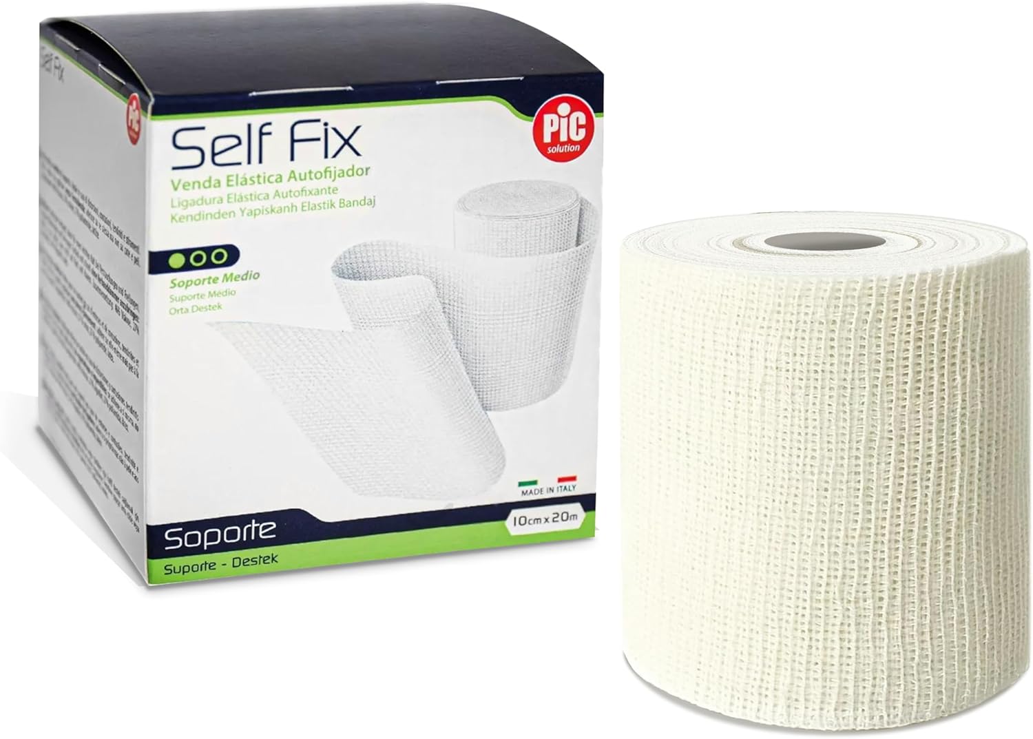 Thumbnail 4 de Pic solution Self Fix Benda elastica coesiva autofissante 12 cm x 20 m