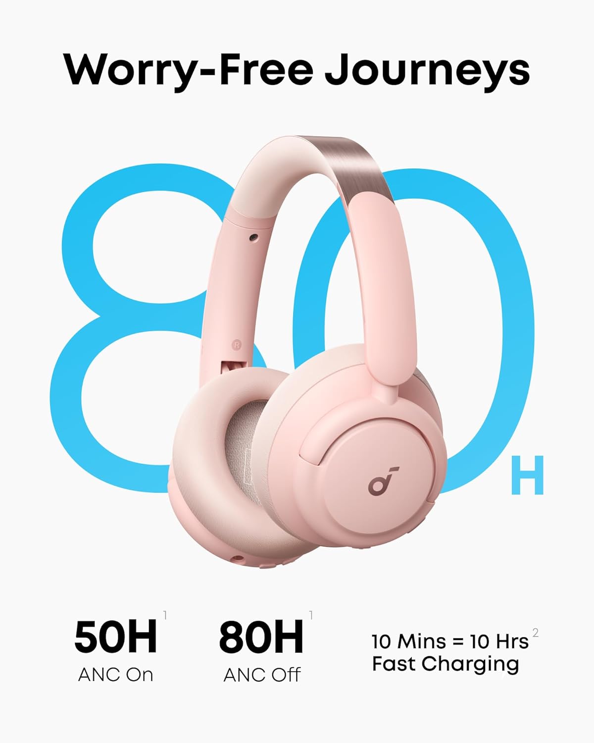 Thumbnail 2 de Soundcore Q30 by Anker Hybrid Active Noise Cancelling Headphones (with Travel Pouch) – Bluetooth + Multipoint