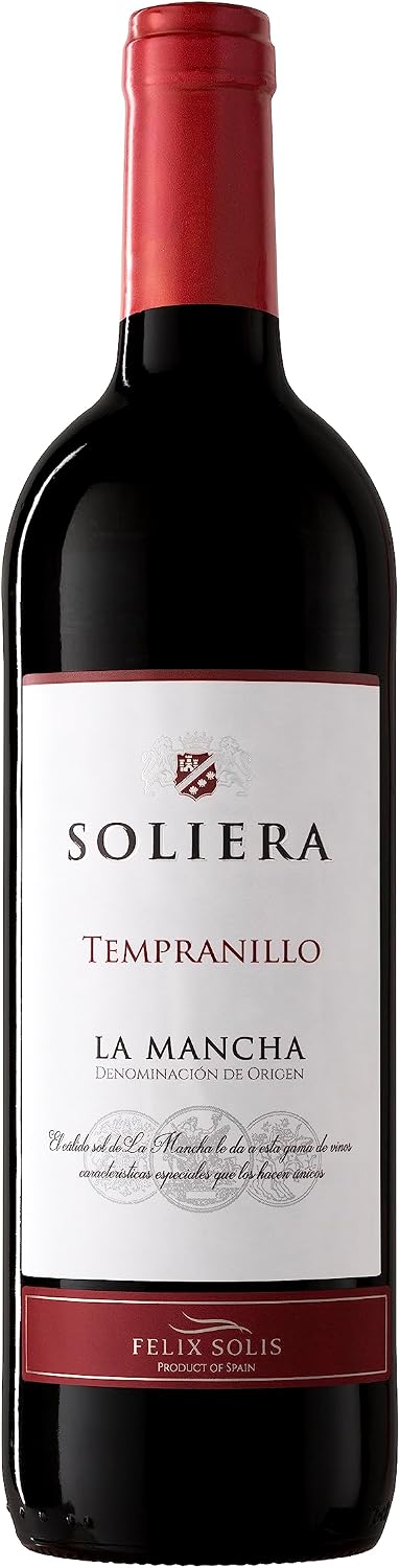 Detalle 2 de Soliera Vino Tinto D.O. La Mancha - 6 Botellas 🍷