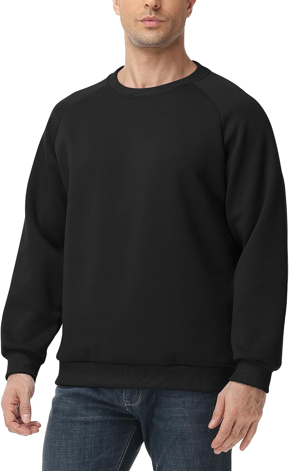 Detalle de Pepypey Men's Crewneck Sweatshirt Cotton