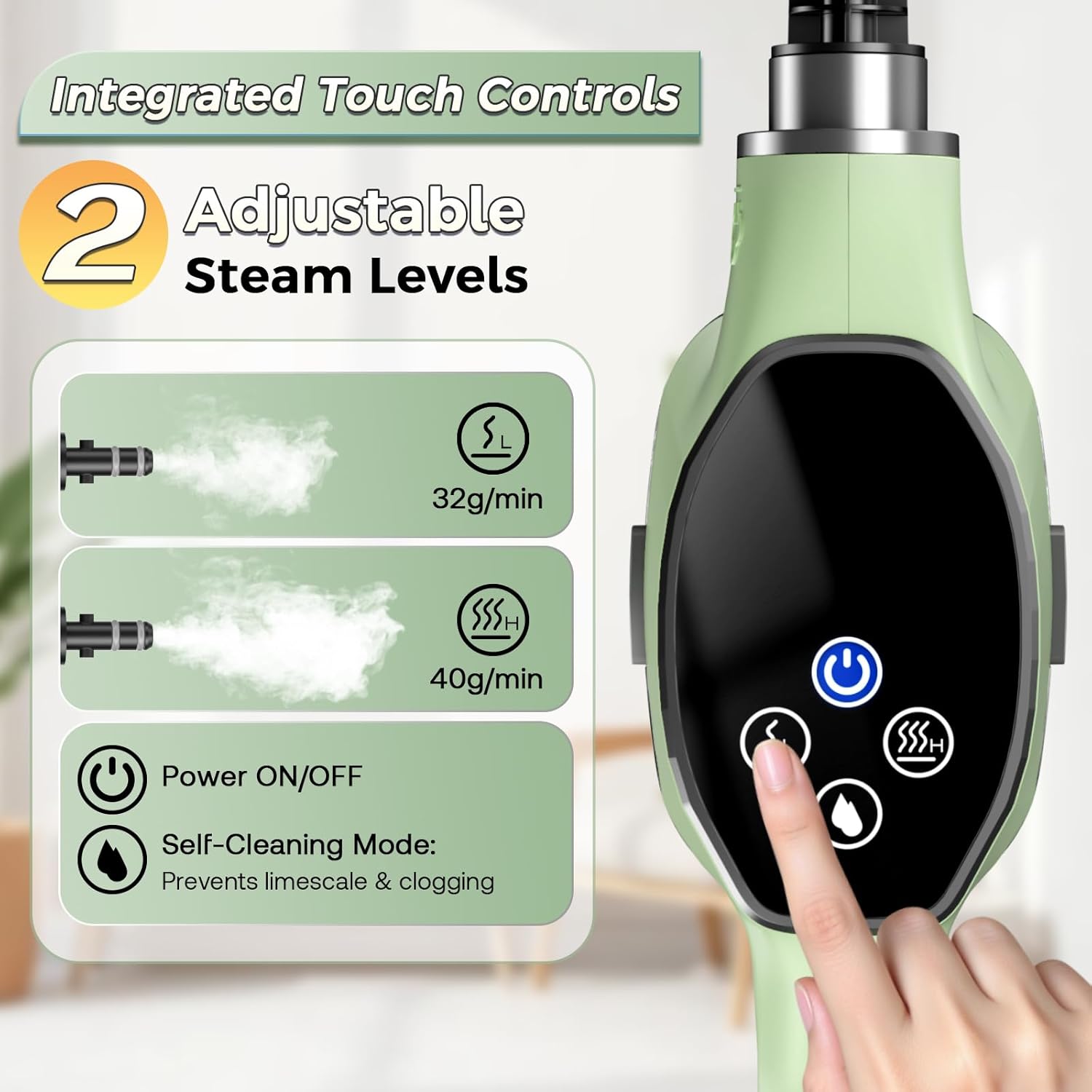 Thumbnail 3 de DOURARY Handheld Steam Cleaner: 1200W Portable Steam Cleaner with 18 Accessories