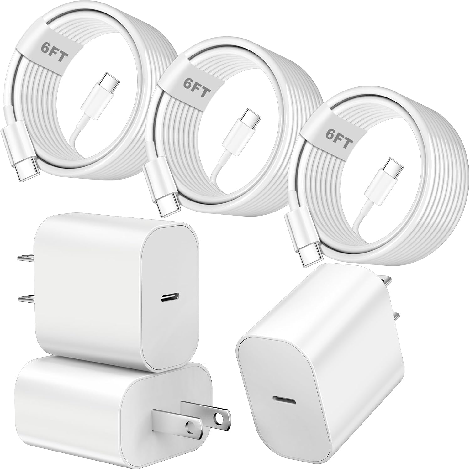 Detalle de USB-C Charger with 6-Foot Cables