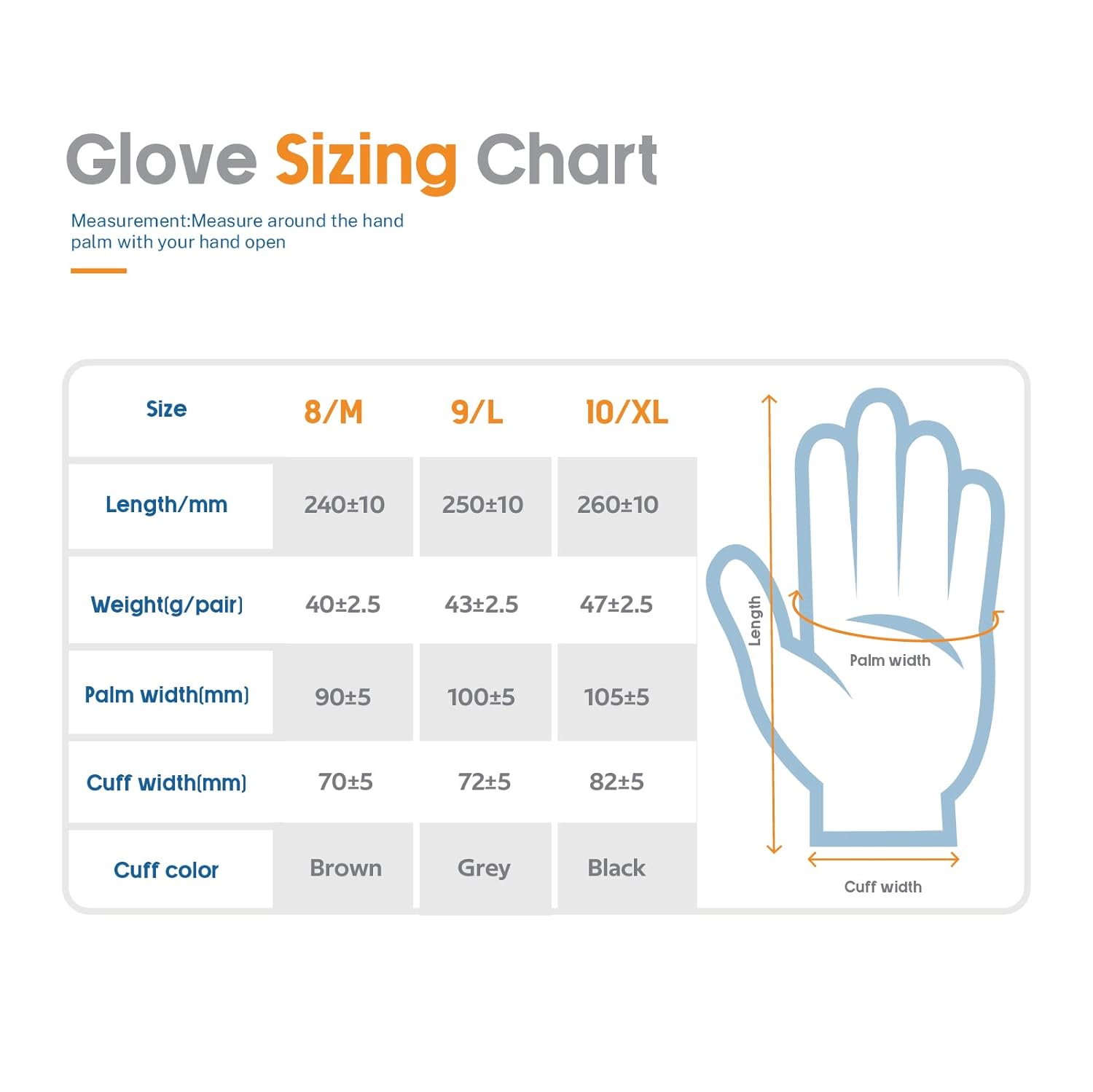 Thumbnail 4 de ANDANDA Men's Work Gloves with Nitrile Coating (Size L) – Pack of 12