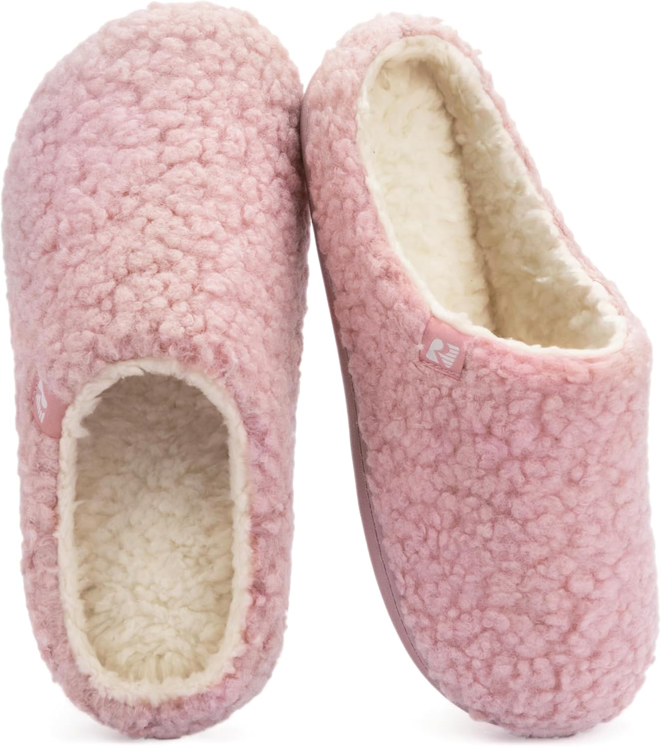 Detalle de RockDove Women's Sherpa Fleece Clog Slipper 🩰
