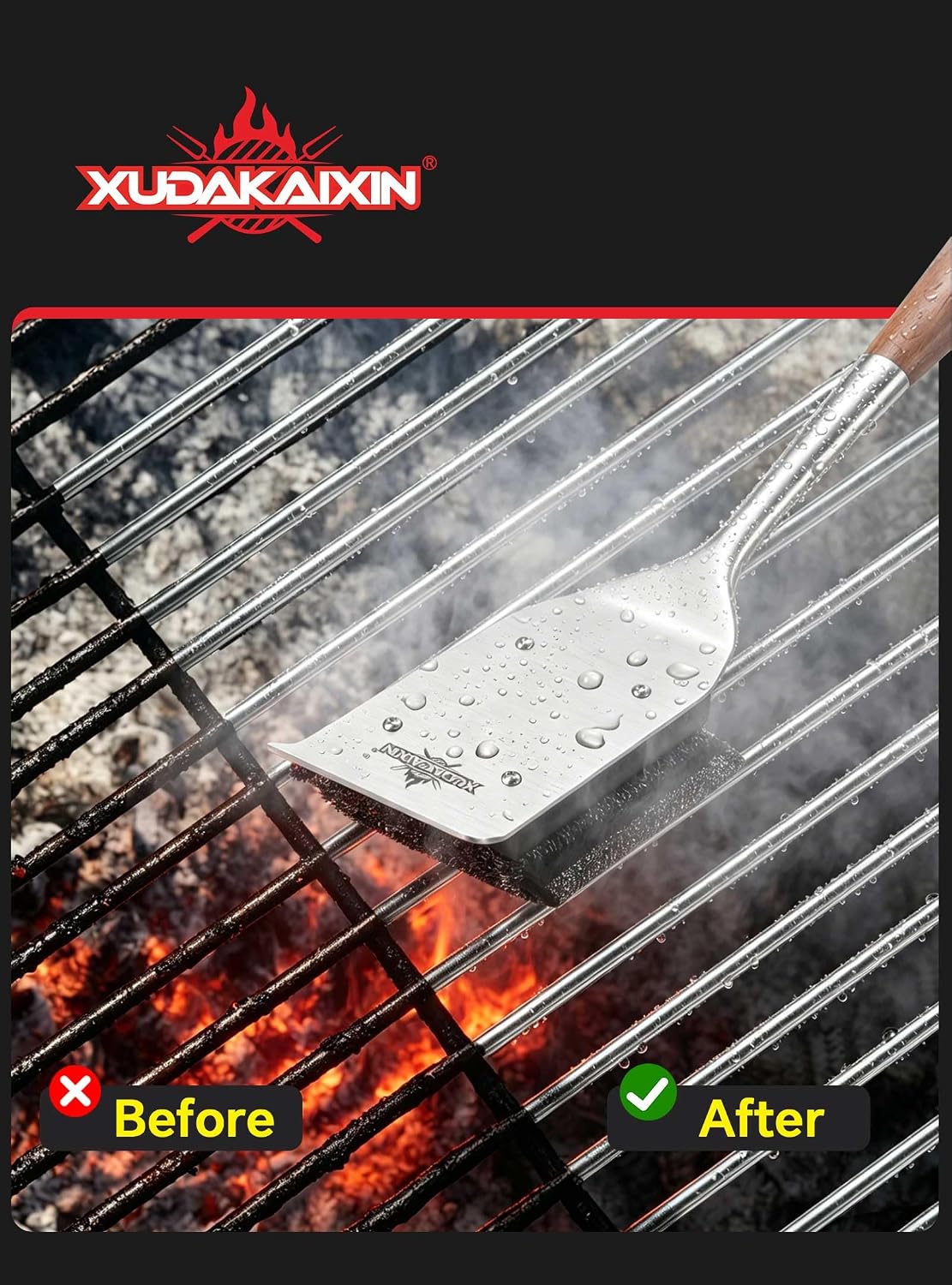 Thumbnail 6 de XUDKAKAIXIN Grill Brush with Replacement Head