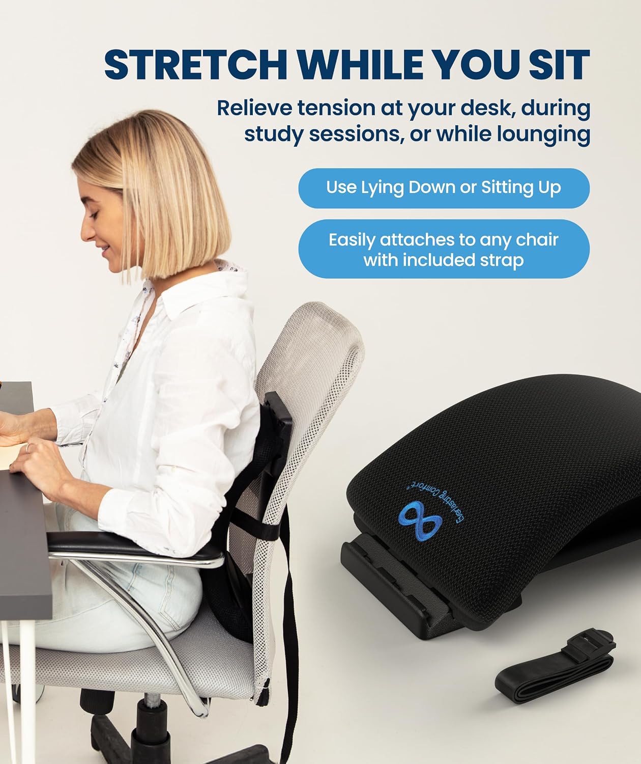 Detalle 2 de Everlasting Comfort BSC Lumbar Support Board with 3 Angles and 88 Acupressure Nodes