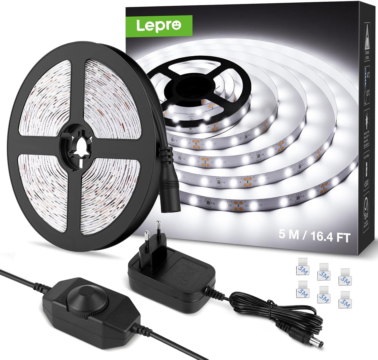 Detalle de Lepro LED Strip Kaltweiß 5M 300 LEDs