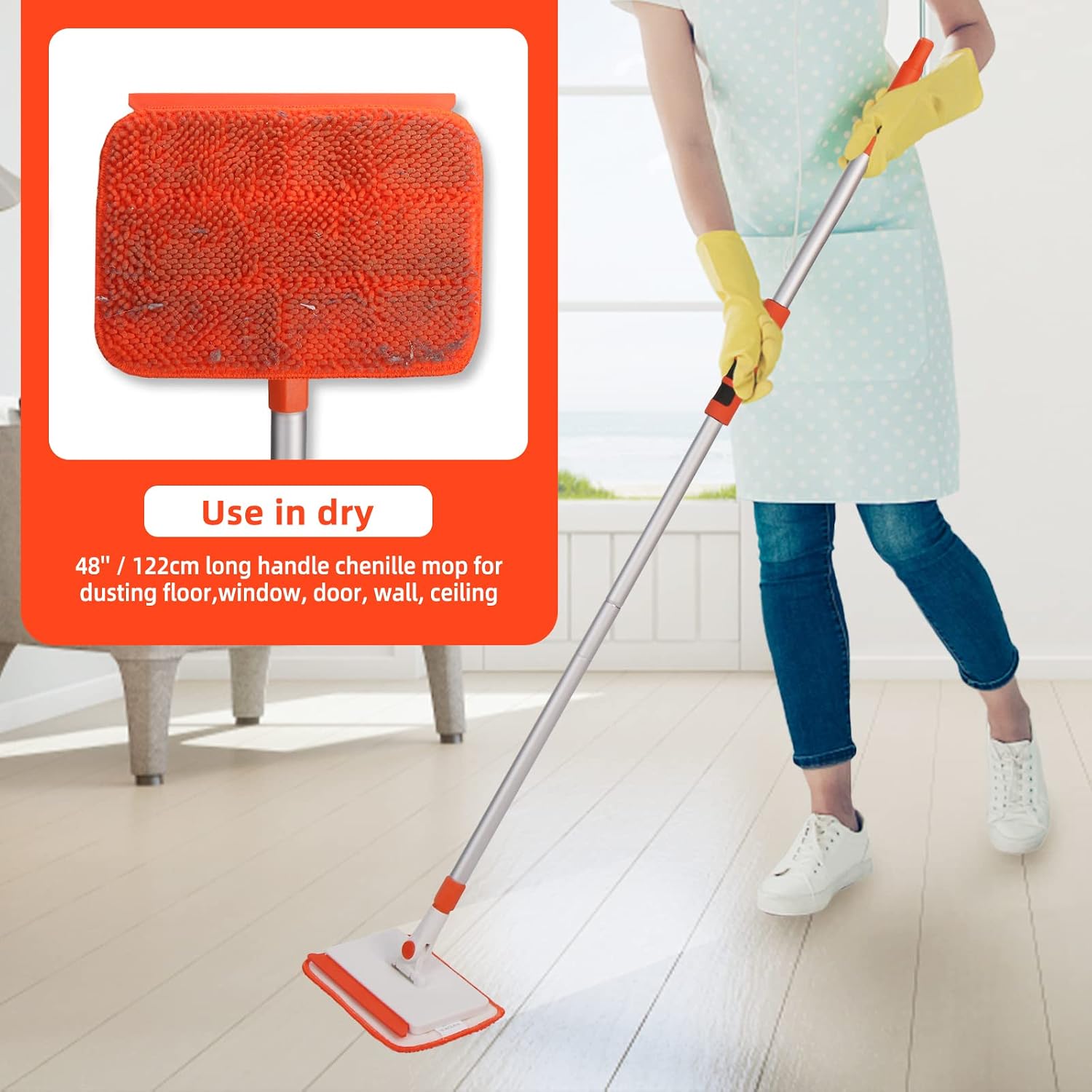 Thumbnail 3 de Qaestfy Wall & Skirting Board Cleaner Mop Tool