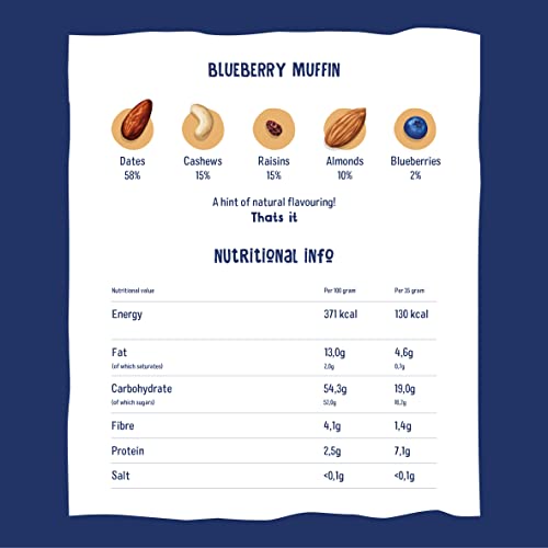 Thumbnail 1 de nākd Blueberry Muffin Barritas Raw