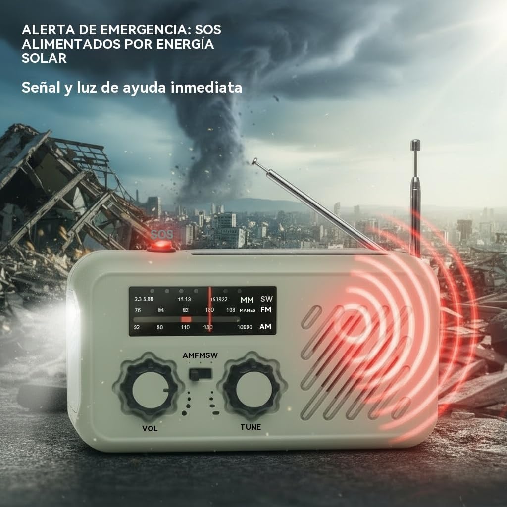 Detalle de Fuhuihe Radio de Emergencia 2000mAh