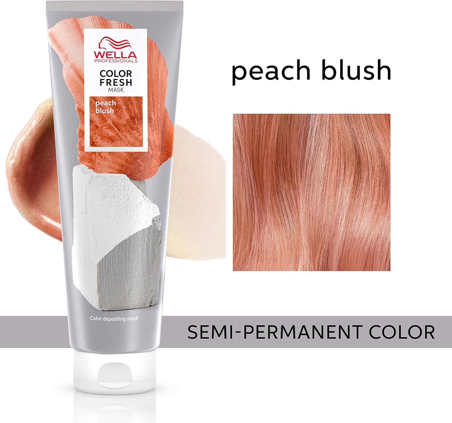Thumbnail 1 de Wella Professionals Color Fresh Mask Peach Blush (temporary colour refresh mask) 150ml