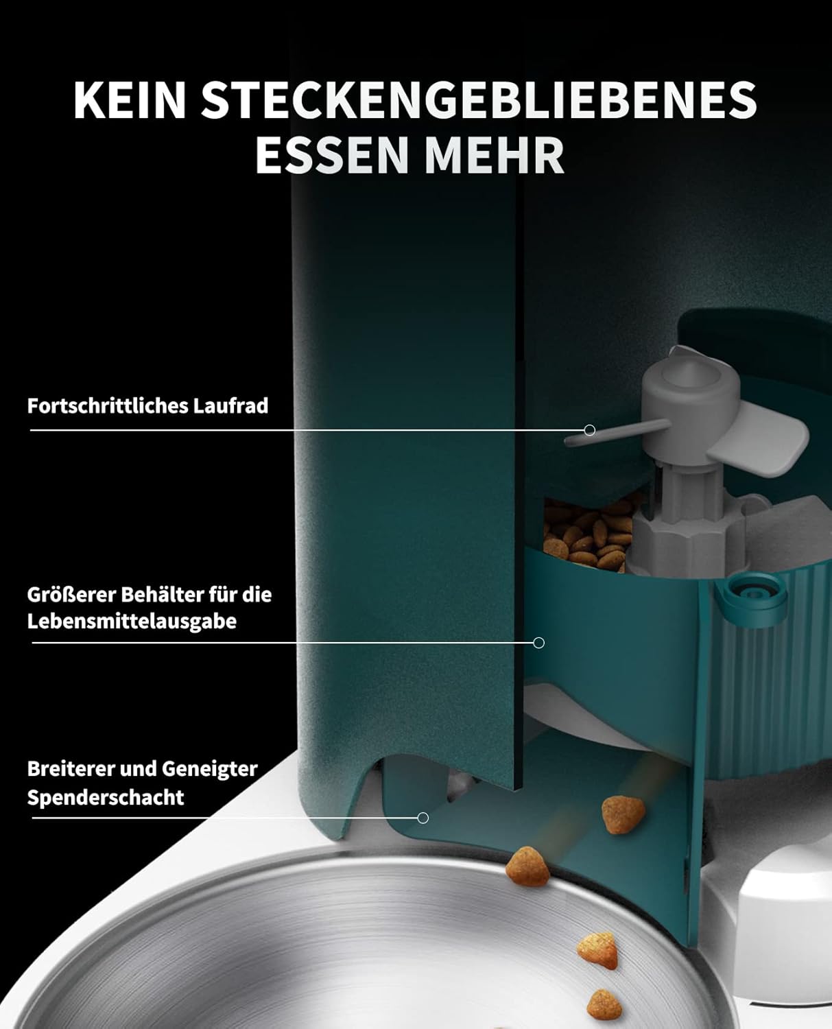 Thumbnail 3 de PETKIT Futterautomat 3L für Katzen