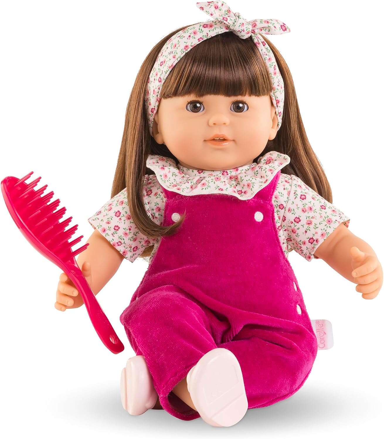 Thumbnail 3 de Corolle Julie 9000130550 eerste pop van 36 cm met slaapogen en kastanjebruin haar