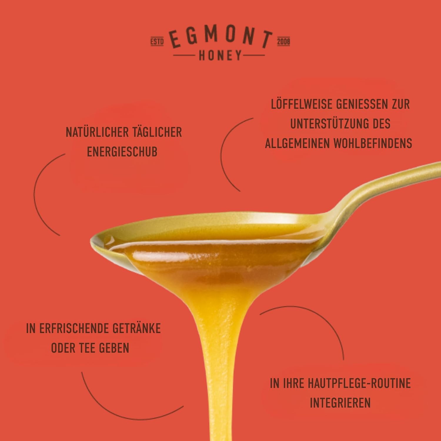 Thumbnail 3 de Egmont Honey Manuka Honig 829+ (MGO 20+ / UMF 500+) – zertifizierter MGO- und UMF-Gehalt, 500 g