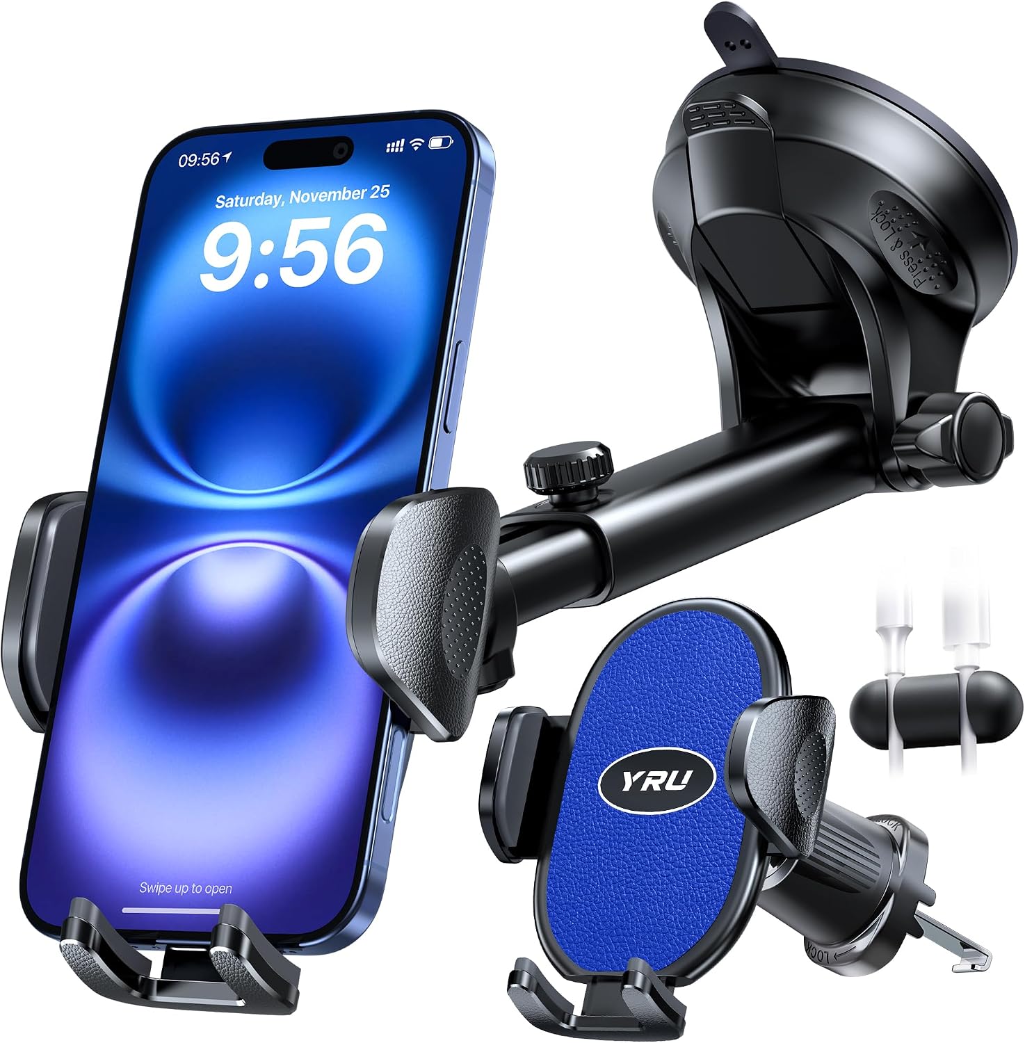 Thumbnail 6 de YRU Upgraded Car Phone Holder 360°