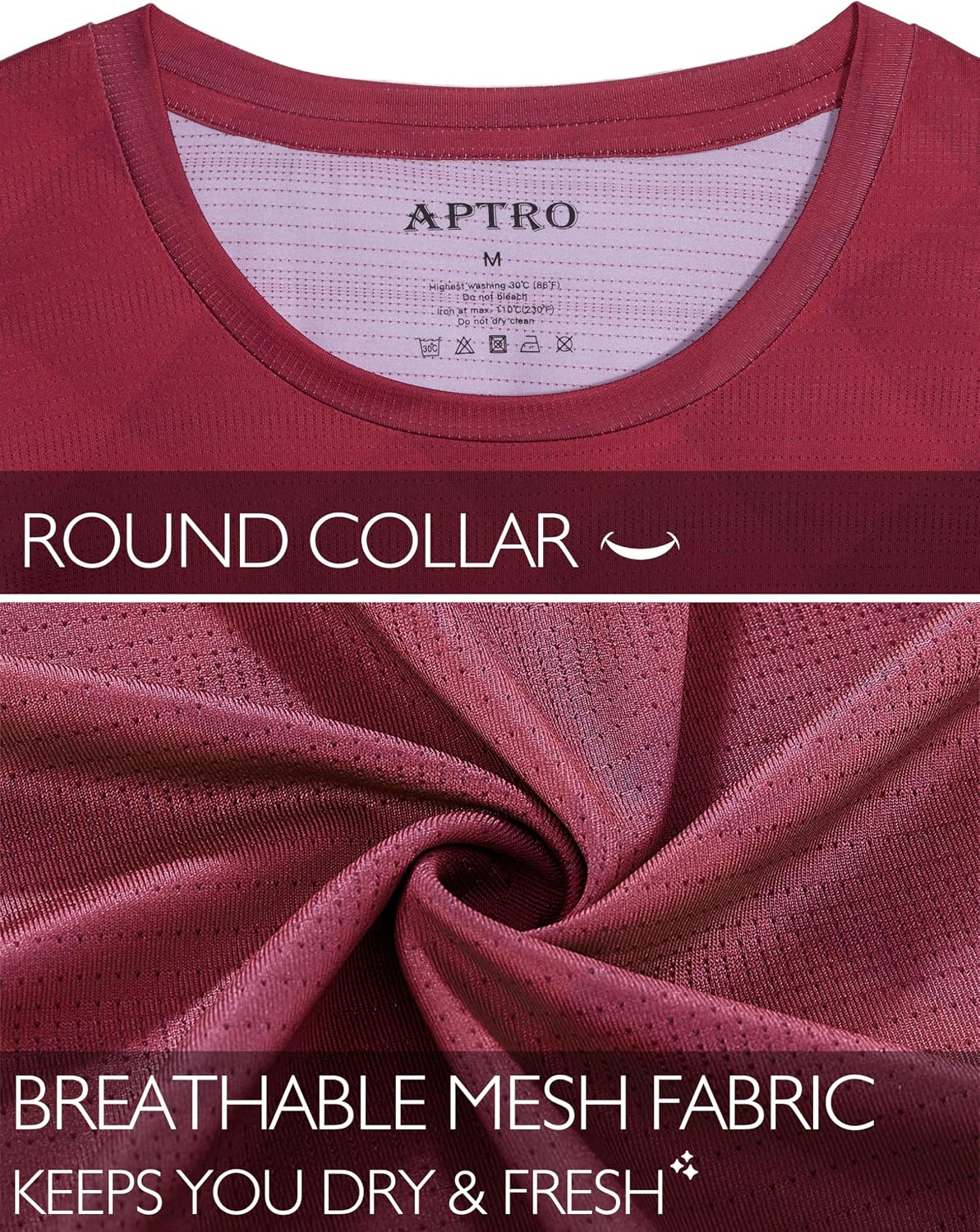 Thumbnail 3 de APTRO Herren Sport Tshirt Funktionsshirt