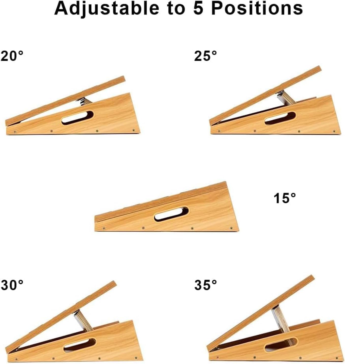 Thumbnail 3 de StrongTek Professional Wooden Slant Board 16" 🧘