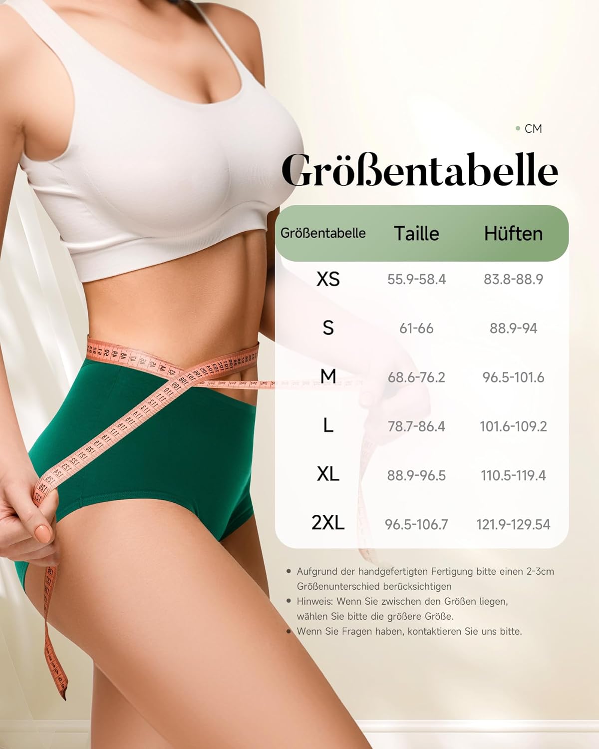 Thumbnail 6 de TANSTC Periodenunterschwäsche Starke Blutung Unterhosen Damen Baumwolle Menstruationsunterwäsche Mädchen High Waist Perioden Menstruation Unterwäsche Frauen Slips 3er Pack
TANSTC Periodenunterschwäsche…