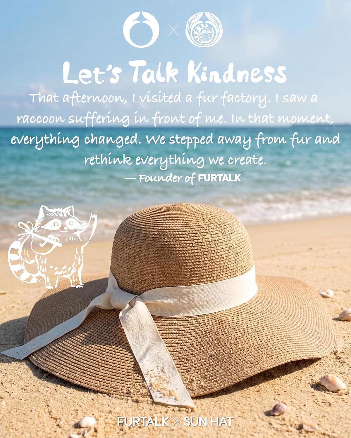 Thumbnail 6 de FURTALK Women’s Sun Straw Hat (Wide Brim) with UPF 80+ — Foldable & Packable Beach Hat