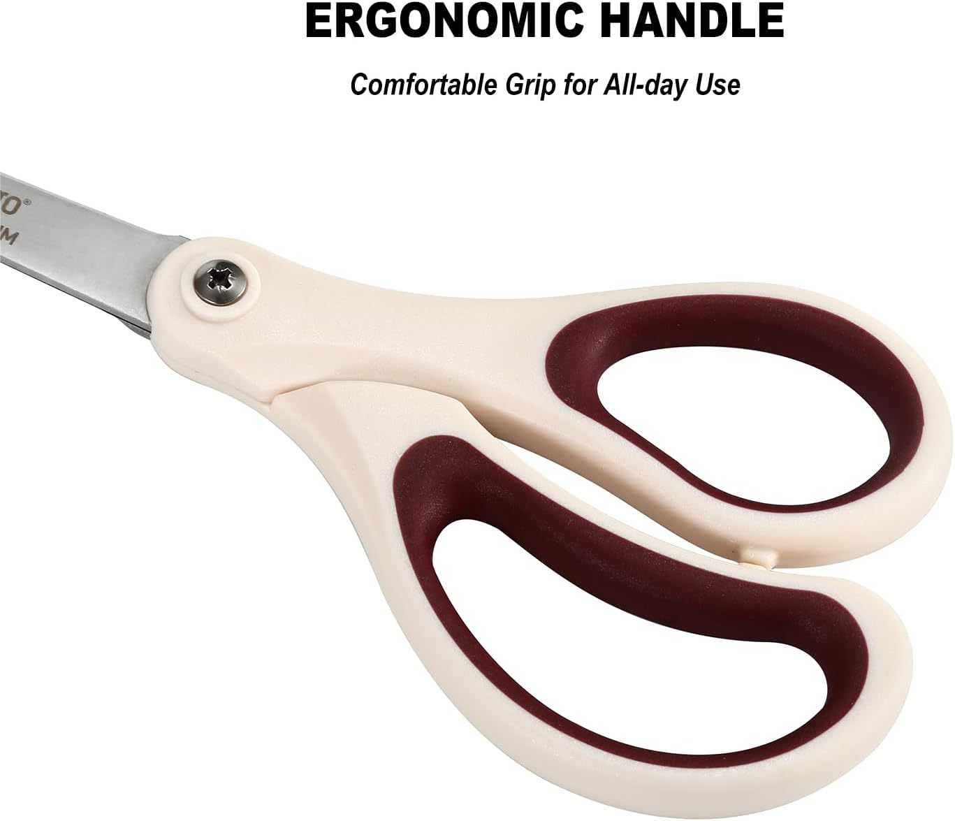 Thumbnail 2 de LIVING Set di 3 forbici in acciaio inox, lame ultra-affilate con impugnatura morbida – 21 cm