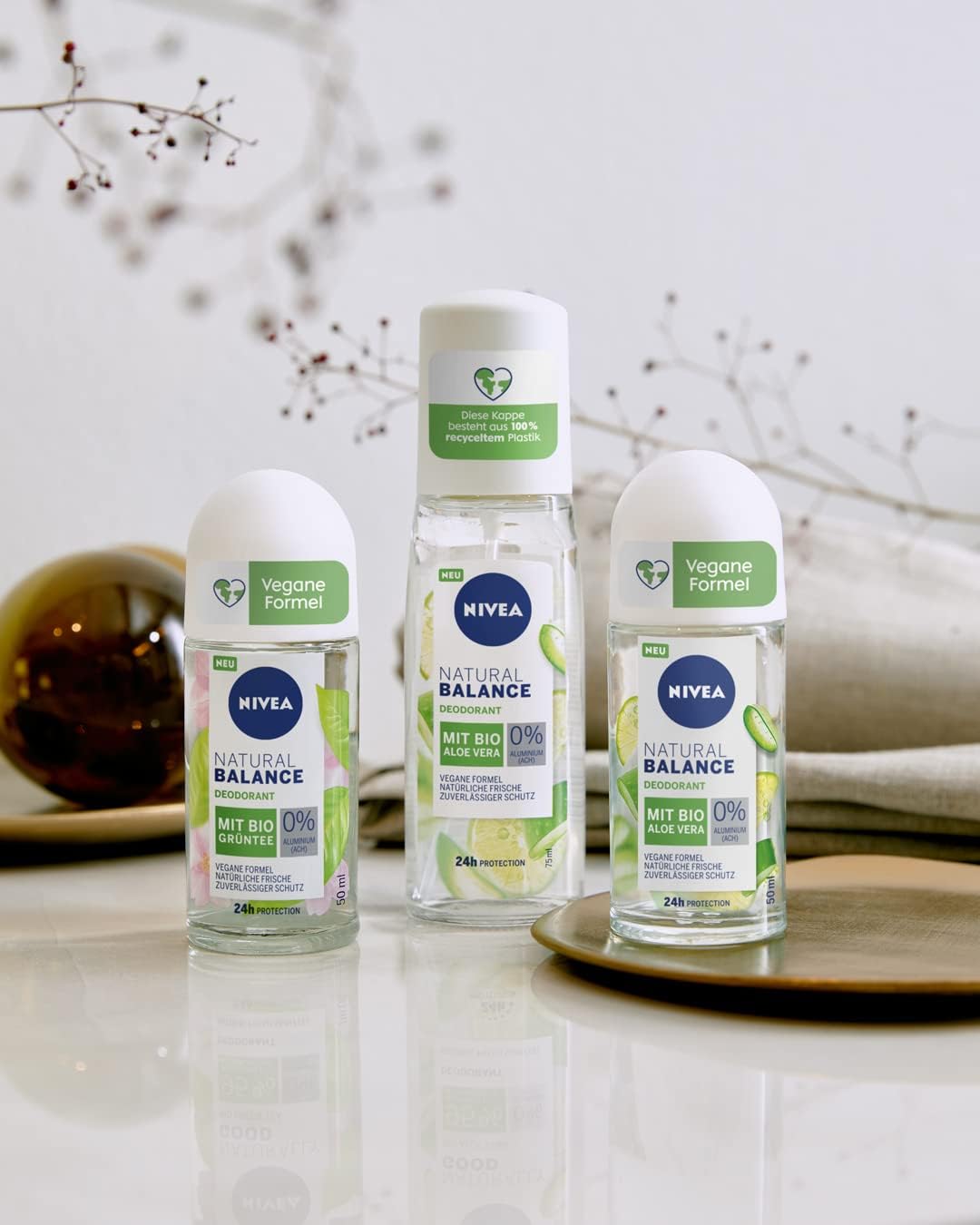 Thumbnail 4 de NIVEA NATURALLY GOOD Déodorant roll-on 50 ml