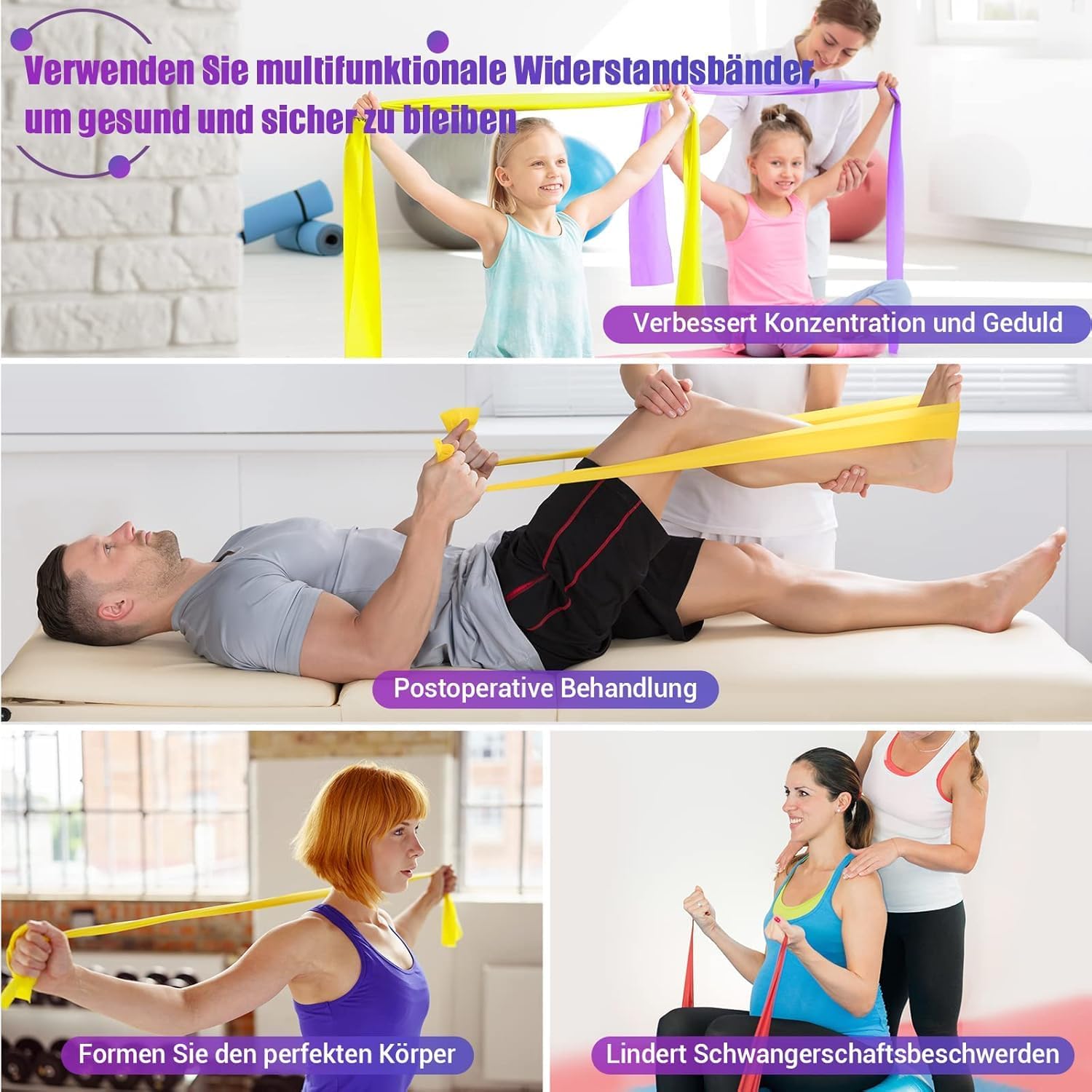 Thumbnail 5 de COFOF FitnessbĂ€nder 1,8 m đïžâ