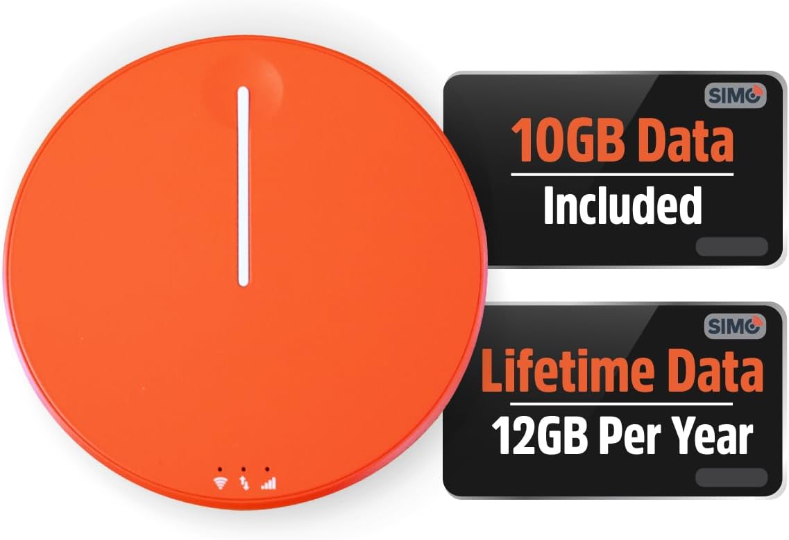 Detalle de SIMO Solis Hero 4G LTE Hotspot with Built-In Powerbank and Lifetime Data