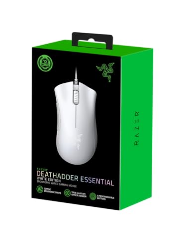 Thumbnail 9 de Razer DeathAdder Essential (2021) – Mouse da gioco cablato, sensore 6400 DPI, 5 pulsanti programmabili, design ergonomico