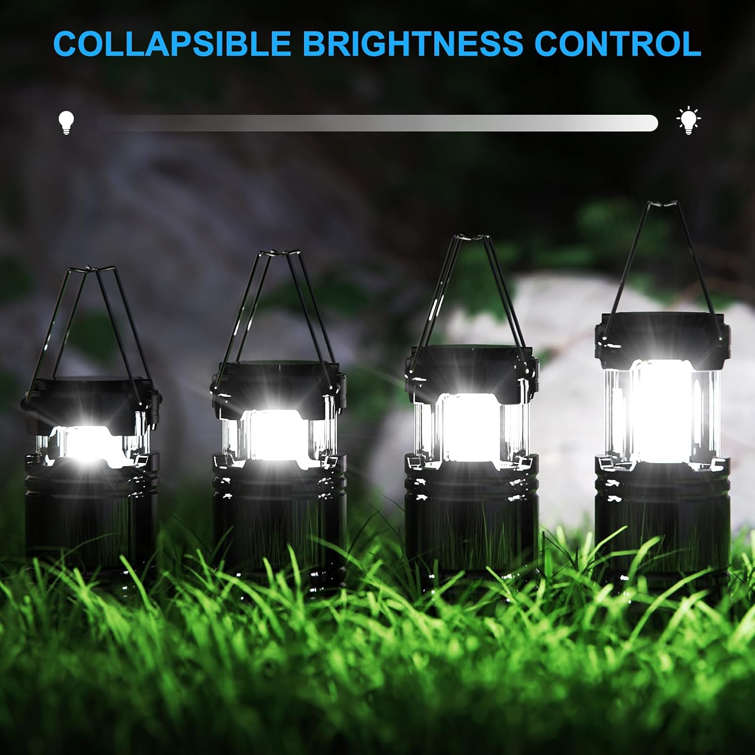 Detalle de COSTECH LED Camping Lantern 4-Pack with 30 LEDs and Foldaway Handles