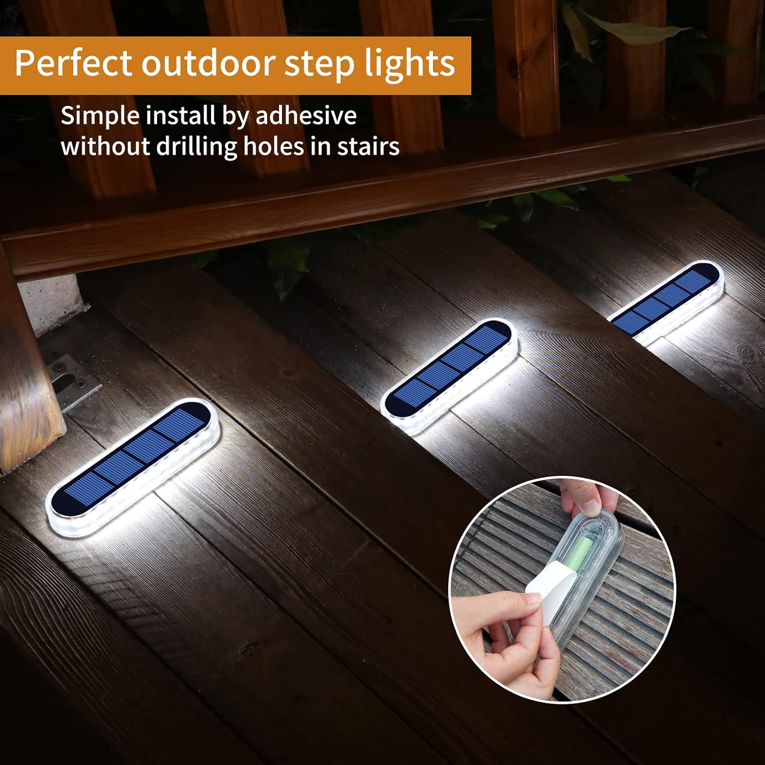 Detalle de YiLaie Luci Solari da Giardino con accensione automatica, 5700K, IP68 (4 pezzi)