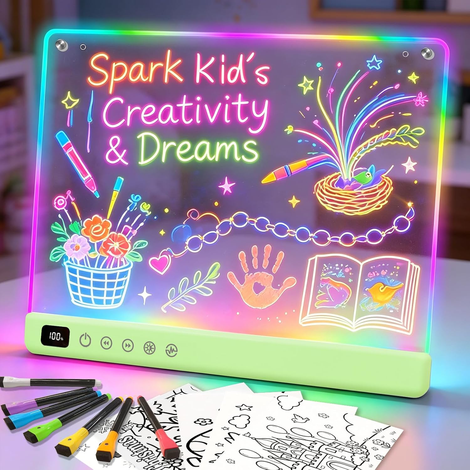 Detalle de Lumiboard LED Drawing Board, 16-inch