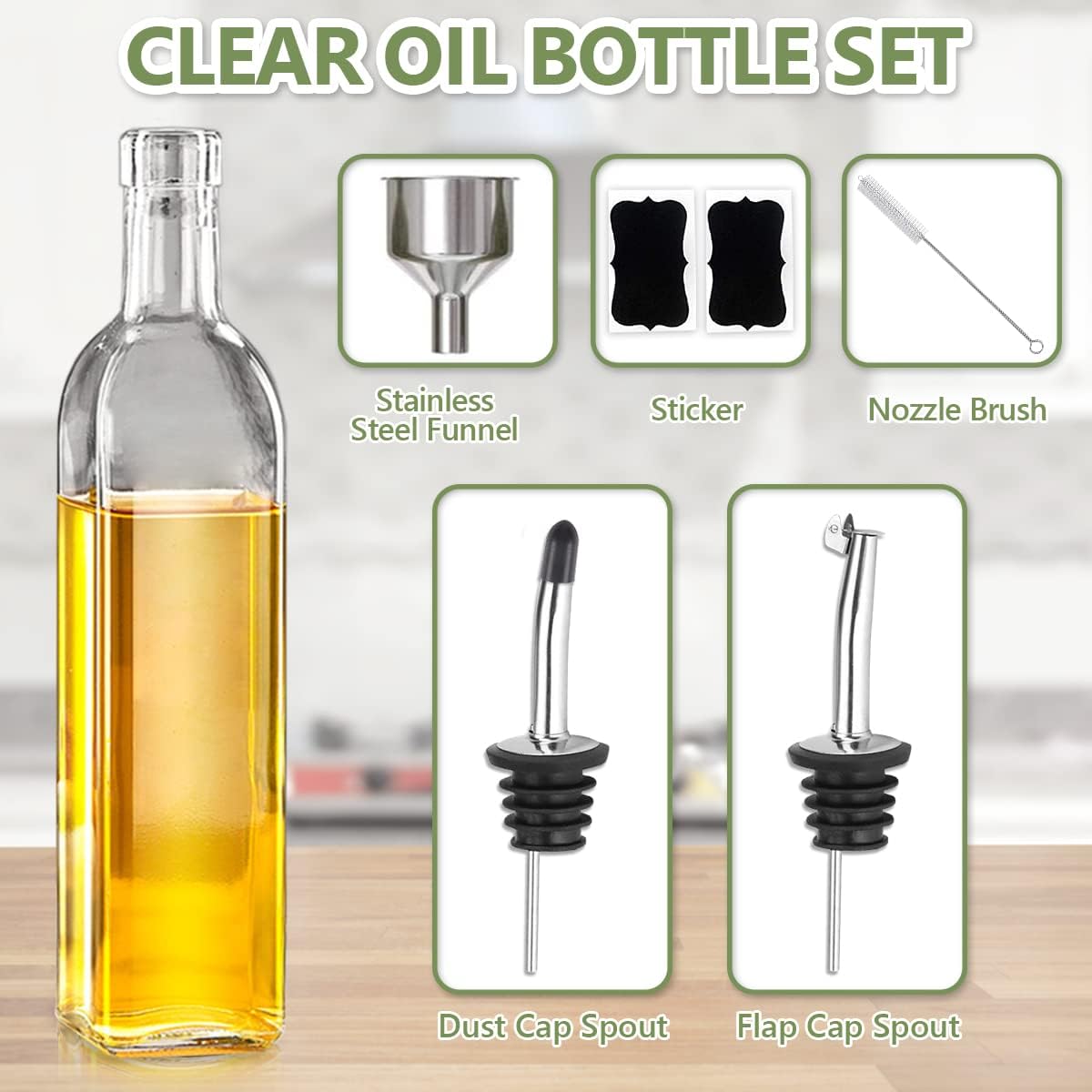 Detalle de Leaflai Oil Dispenser Bottle 500 ml