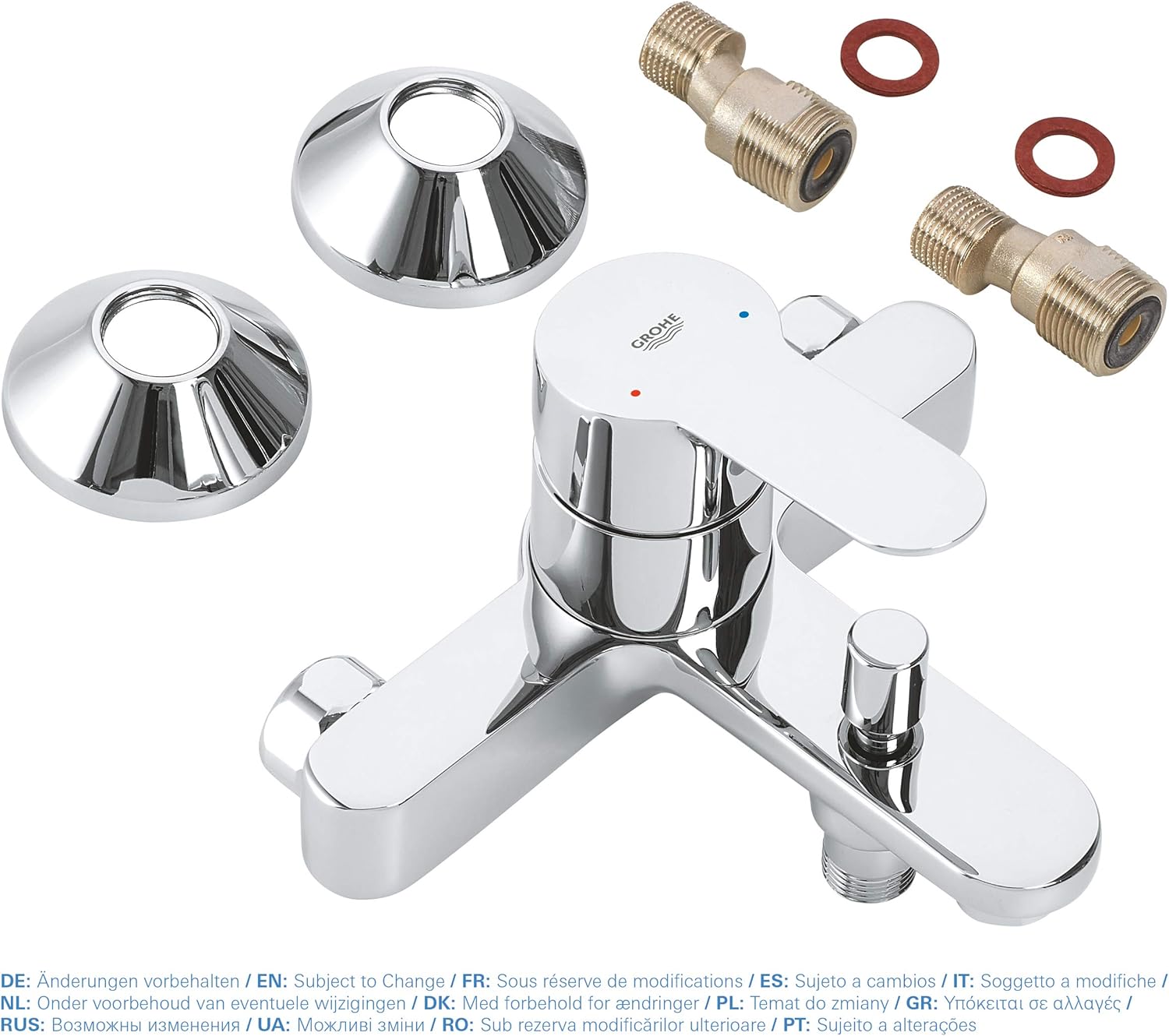 Thumbnail 4 de Grohe 23334000 Mezclador Baño-Ducha BauEdge, Cromo