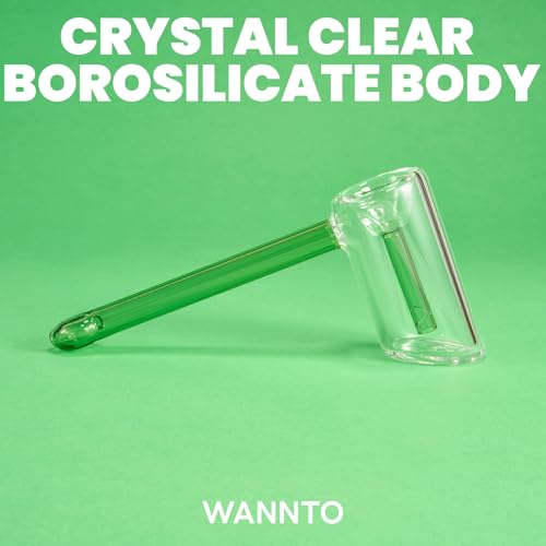 Thumbnail 4 de WANNTO Hammer Mini Bong – 15.5cm Borosilicate Glass Water Pipe