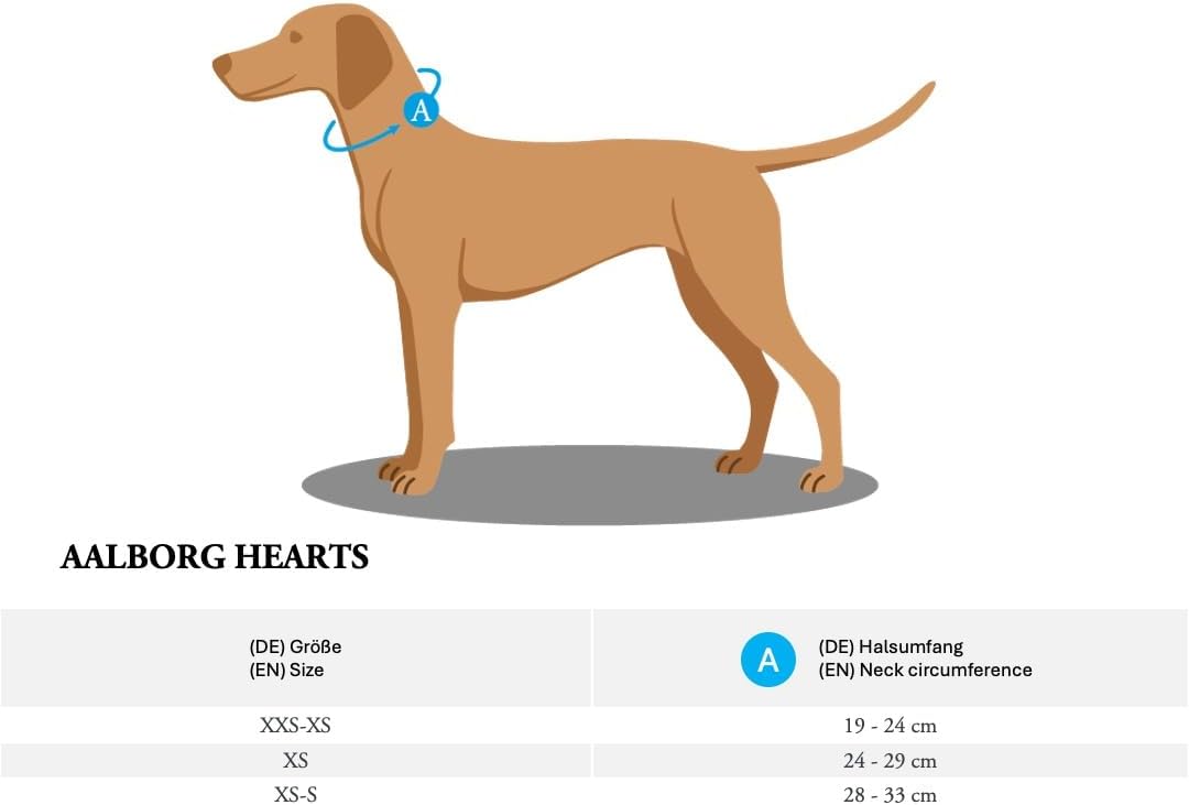 Thumbnail 1 de HUNTER Hundehalsband Aalborg Hearts (Größe 32) – schwarzes Softvollrindleder mit Herz-Details