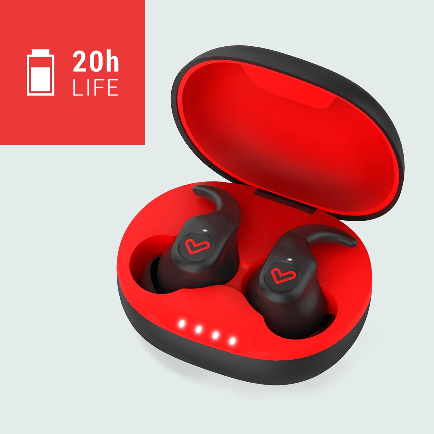 Detalle de Energy Sistem Freestyle Sport-Kopfhörer – True Wireless, IPX5, 20 Stunden Akku