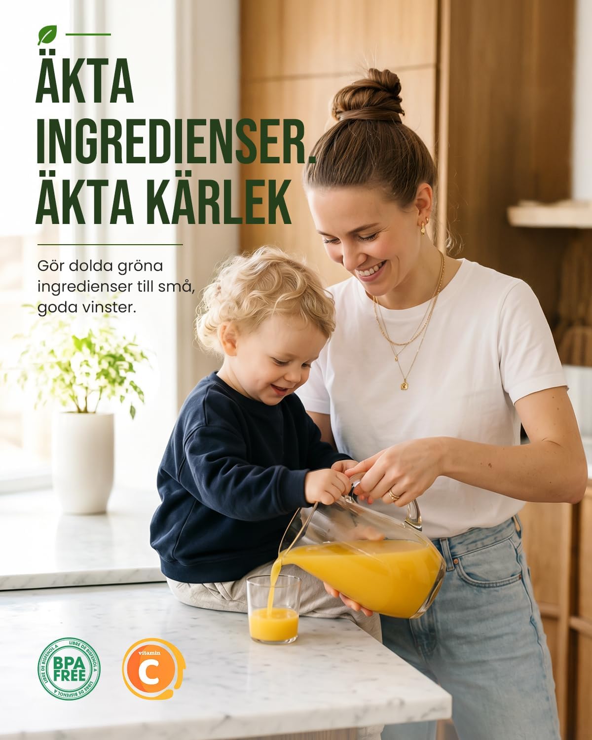 Detalle 2 de LINKChef Slow Juicer – 250 W, 13 cm matningsöppning och 1,8 l behållare
