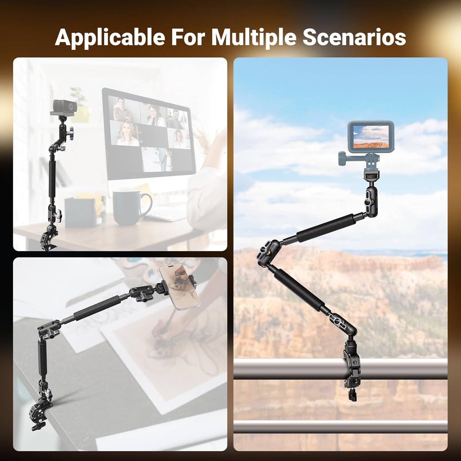 Detalle 2 de Neewer 22" Magic Arm desk clamp for microphones