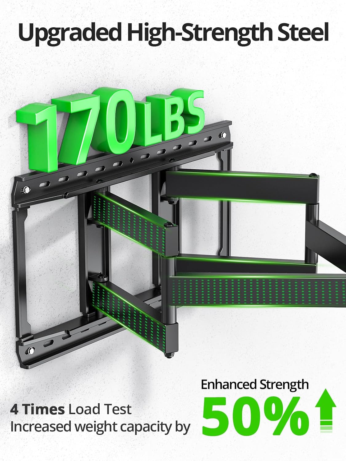 Detalle 1 de USX MOUNT Heavy-Duty Full-Motion TV Wall Mount for 42–100-Inch TVs