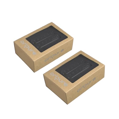 Thumbnail 6 de OriPure Pastillas Alnico 5 Humbucker para guitarra eléctrica (neck 7,9–8k y bridge 8,8k) – negro