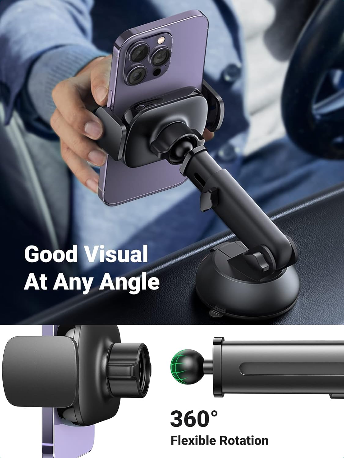Thumbnail 6 de UGREEN Car Phone Holder Windscreen Mount