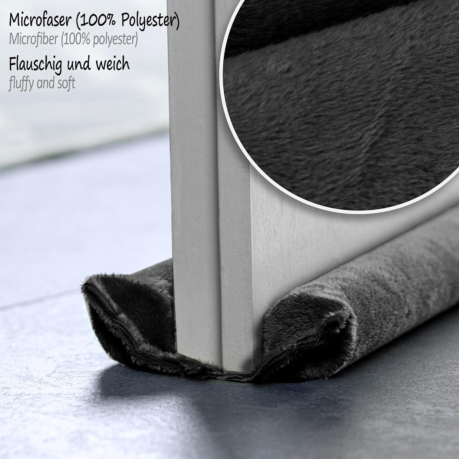 Detalle de com-four 2x Paraspifferi per Porte 86 cm
