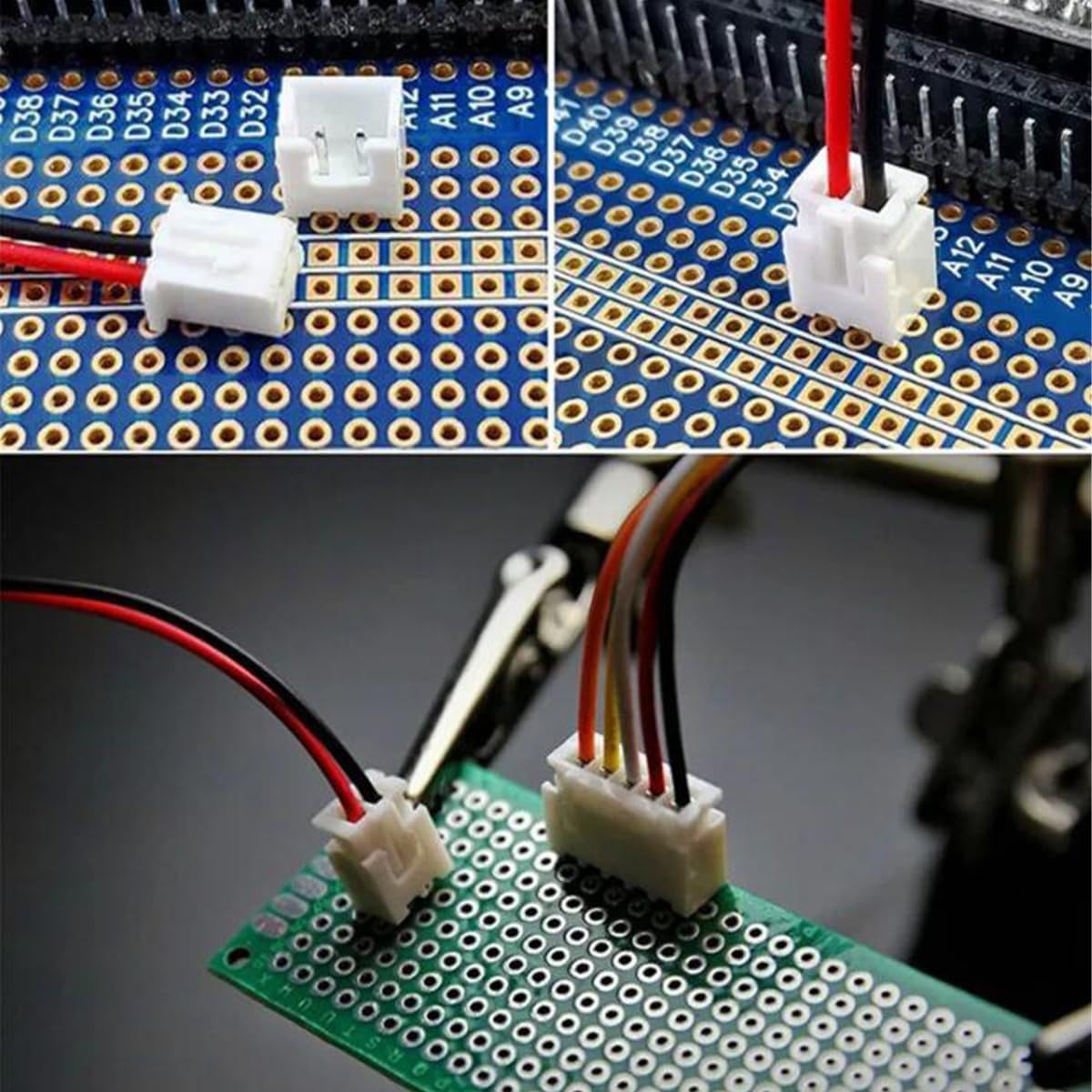 Thumbnail 4 de PENGLIN 460Pcs JST XH Connector Kit, 2.54mm – 2/3/4/5/6 Pin, Male & Female Housing