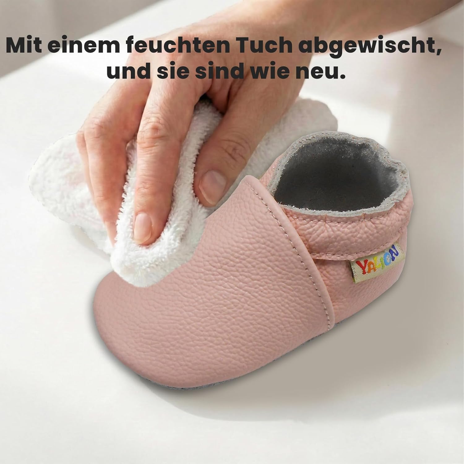 Thumbnail 5 de YALION Baby Weiche Leder Lauflernschuhe