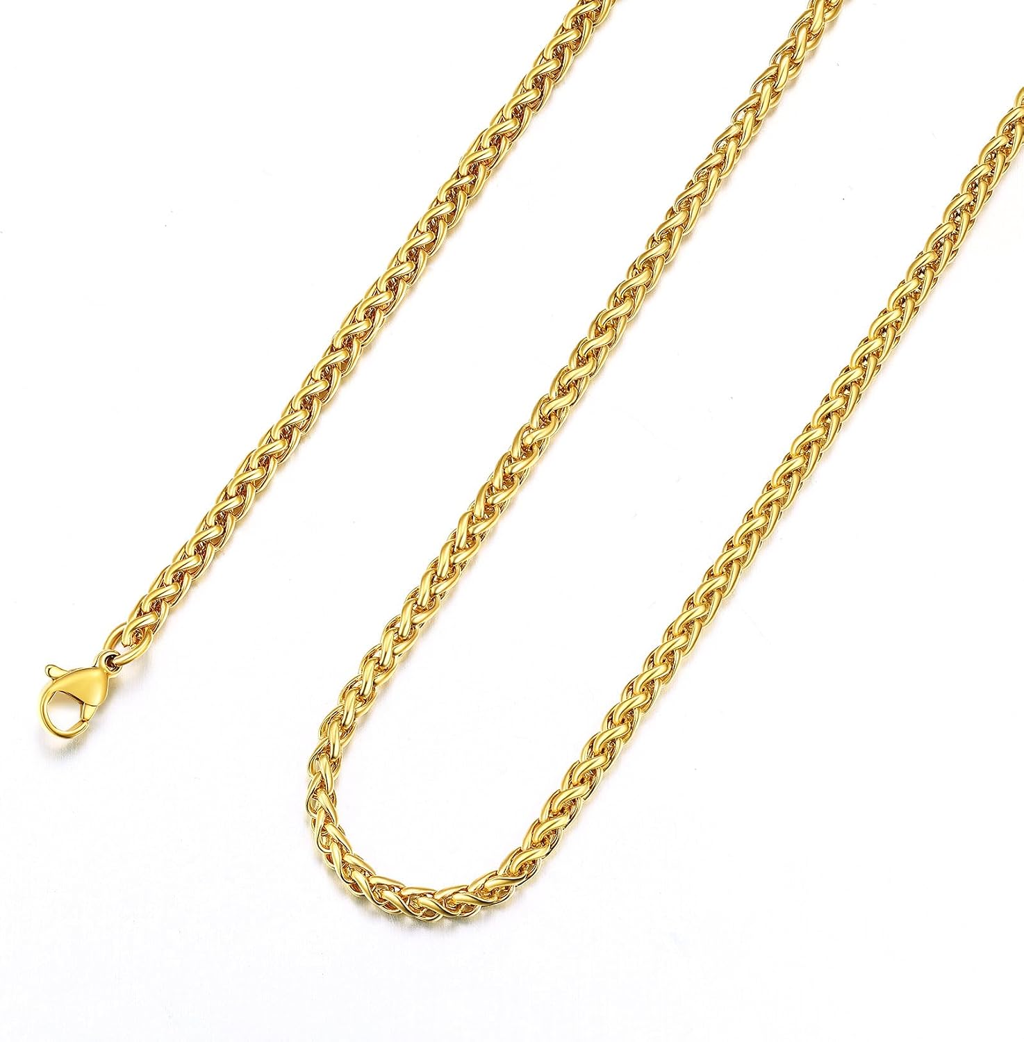 Detalle de Chaîne homme U7 acier inox 3 mm