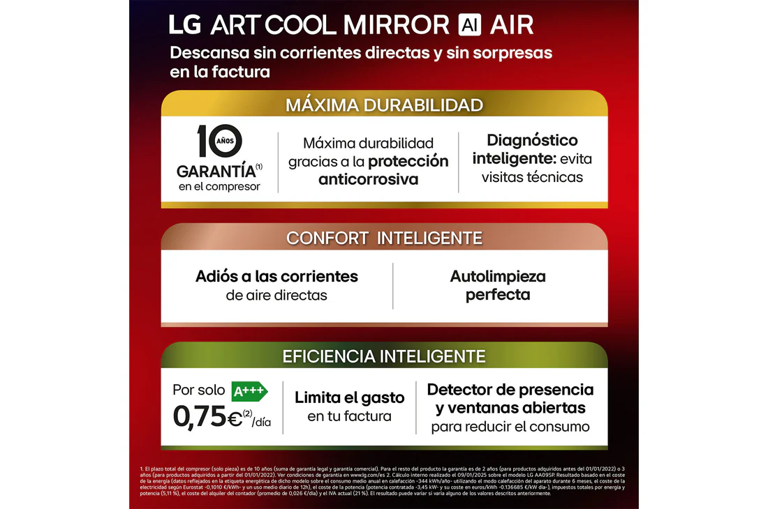 Thumbnail 3 de LG ART COOL Mirror 09 AI Air — MIRROR09X.SET